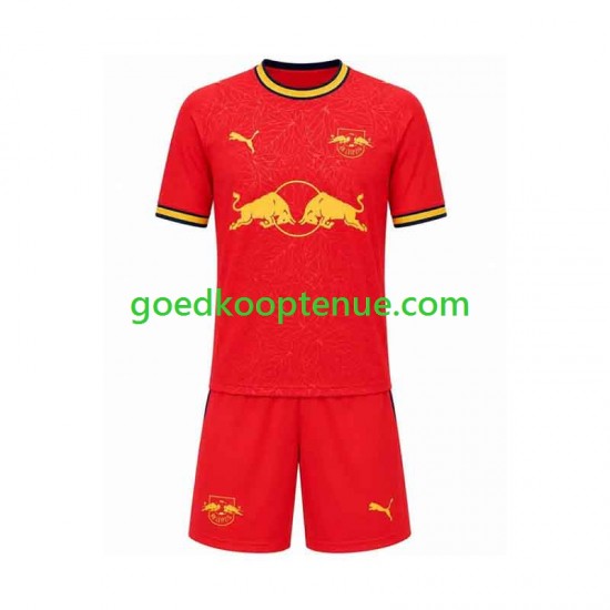 Uit Tenue van RB Leipzig Kind 2-13 jaar 2026-27 Korte Mouw