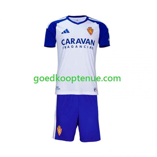 Thuis Tenue van Real Zaragoza Kind 2-13 jaar 2026-27 Korte Mouw