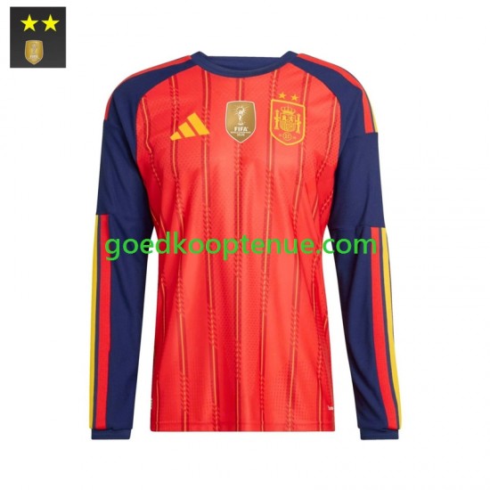 Thuis Tenue van Spanje Heren 2026-27 Lange Mouw