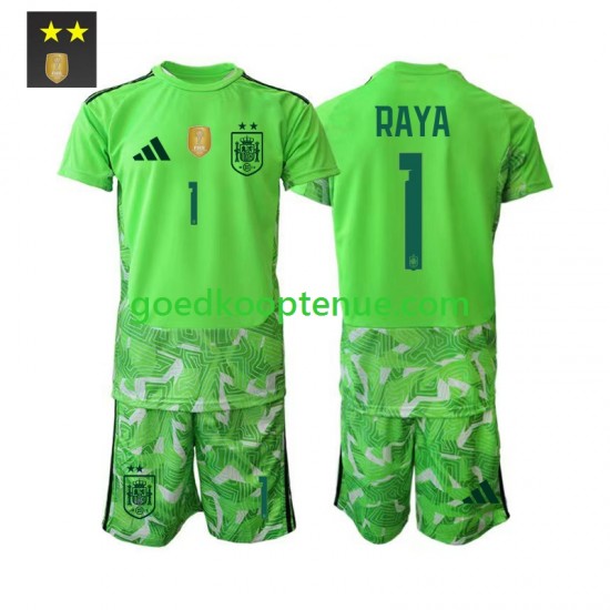 3de Tenue van Spanje Keepersshirt David Raya 1 Kind 2-13 jaar 2026-27 Korte Mouw