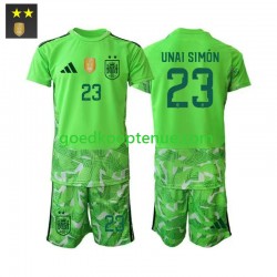 3de Tenue van Spanje Keepersshirt Unai Simon 23 Kind 2-13 jaar 2026-27 Korte Mouw