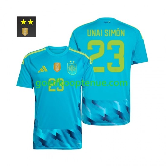 Thuis Tenue van Spanje Keepersshirt Unai Simon 23 Heren 2026-27 Korte Mouw