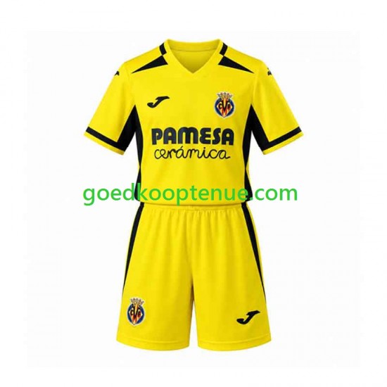 Thuis Tenue van Villarreal CF Kind 2-13 jaar 2026-27 Korte Mouw