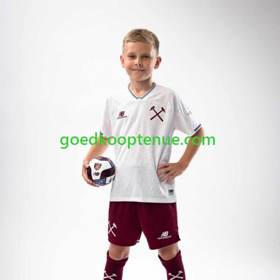 Uit Tenue van West Ham United Kind 2-13 jaar 2026-27 Korte Mouw