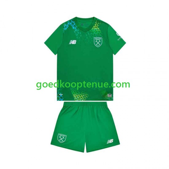 Thuis Tenue van West Ham United Keepersshirt Kind 2-13 jaar 2026-27 Korte Mouw