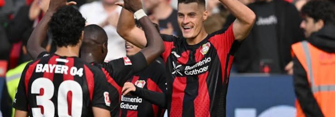 Bayer 04 Leverkusen verslaat SC Freiburg met 2-1 in thuiswedstrijd