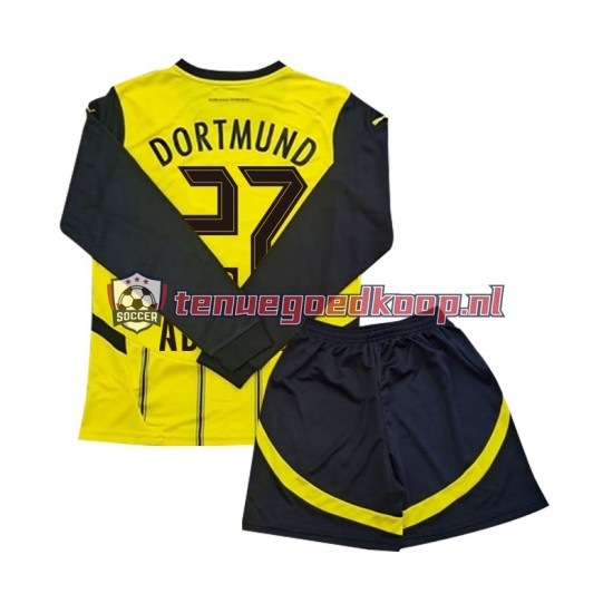 Thuis Tenue van Borussia Dortmund Karim Adeyemi 27 Kind 2-13 jaar 2024-25 Lange Mouw Thuis Tenue van Borussia Dortmund Karim Adeyemi 27 Kind 2-13 jaar 2024-25 Lange Mouw