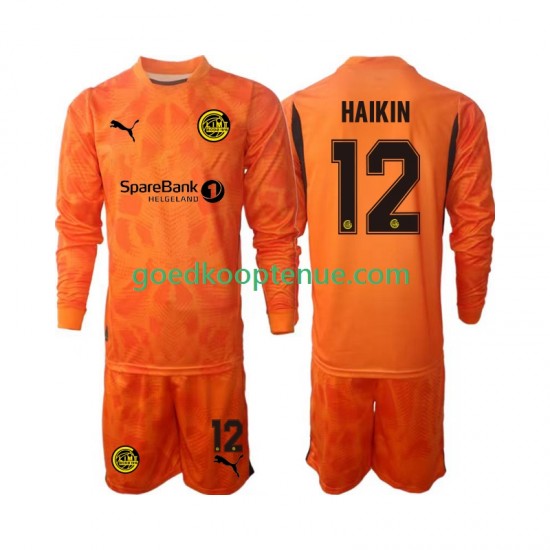 Uit Tenue van FK Bodø/Glimt Keepersshirt Nikita Haikin 12 Kind 2-13 jaar 2025 Lange Mouw
