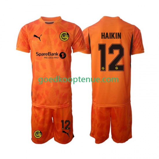 Uit Tenue van FK Bodø/Glimt Keepersshirt Nikita Haikin 12 Kind 2-13 jaar 2025 Korte Mouw