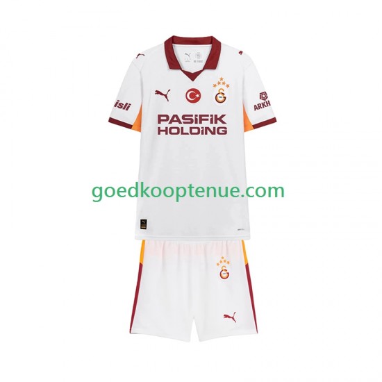 Uit Tenue van Galatasaray Kind 2-13 jaar 2025-26 Korte Mouw
