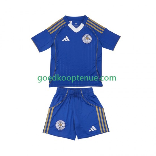 Thuis Tenue van Leicester City Kind 2-13 jaar 2025-26 Korte Mouw