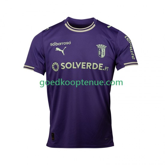 Uit Tenue van SC Braga Heren 2025-26 Korte Mouw