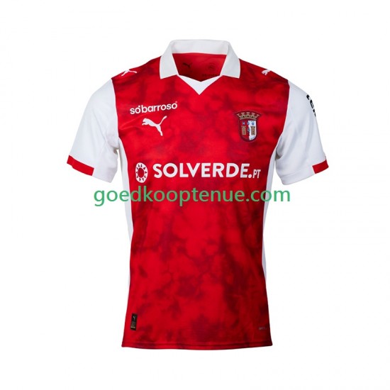 Thuis Tenue van SC Braga Heren 2025-26 Korte Mouw