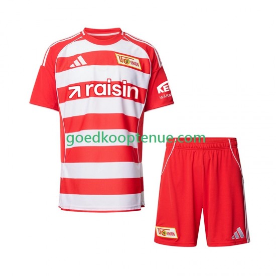 Thuis Tenue van Union Berlin Kind 2-13 jaar 2025-26 Korte Mouw