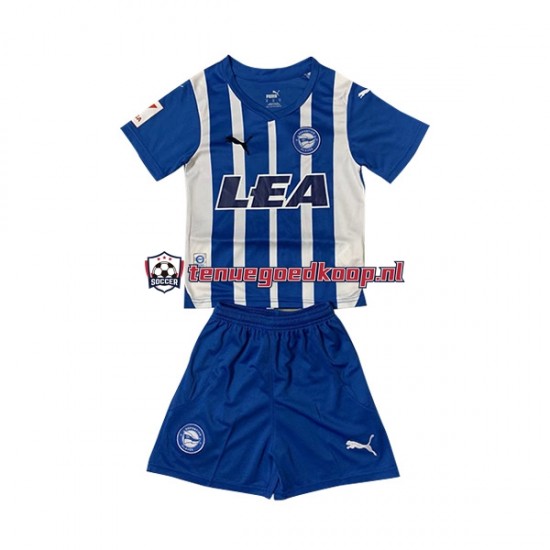 Thuis Tenue van Deportivo Alaves Kind 2-13 jaar 2023-24 Korte Mouw Thuis Tenue van Deportivo Alaves Kind 2-13 jaar 2023-24 Korte Mouw