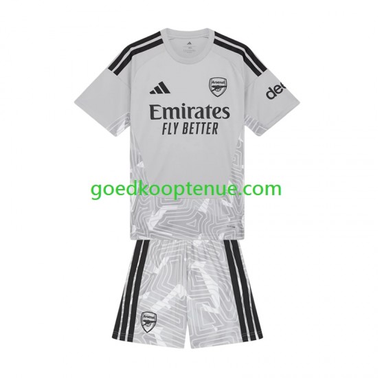 Thuis Tenue van Arsenal Keepersshirt Kind 2-13 jaar 2026-27 Korte Mouw