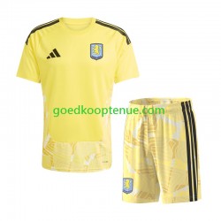 Thuis Tenue van Aston Villa Keepersshirt Kind 2-13 jaar 2026-27 Korte Mouw