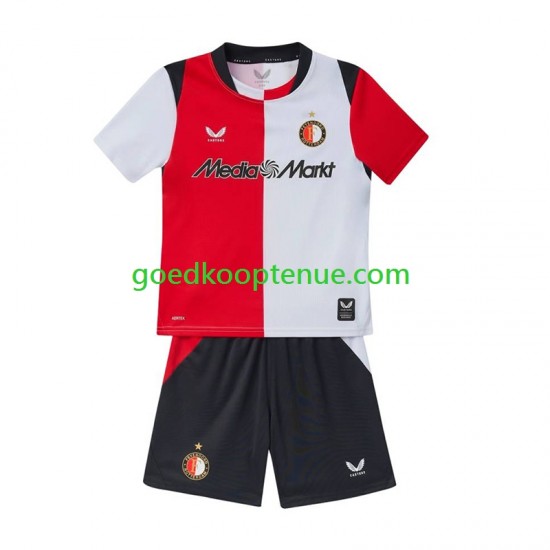 Thuis Tenue van Feyenoord Rotterdam Kind 2-13 jaar 2026-27 Korte Mouw