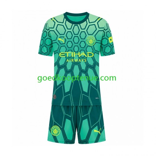 Thuis Tenue van Manchester City Keepersshirt Kind 2-13 jaar 2026-27 Korte Mouw