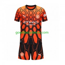 3de Tenue van Manchester City Keepersshirt Kind 2-13 jaar 2026-27 Korte Mouw