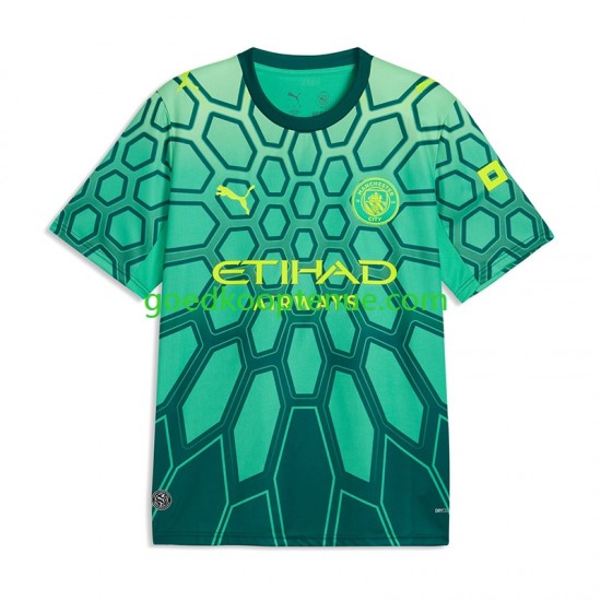 Thuis Tenue van Manchester City Keepersshirt Heren 2026-27 Korte Mouw