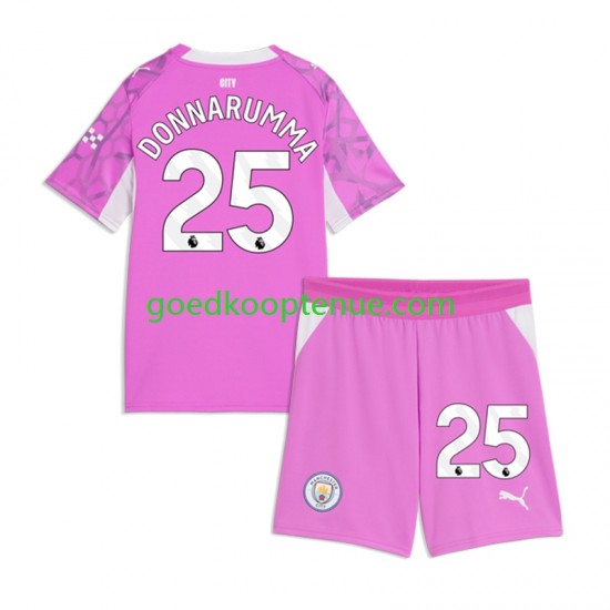 Uit Tenue van Manchester City Keepersshirt Gianluigi Donnarumma Kind 2-13 jaar 2026-27 Korte Mouw