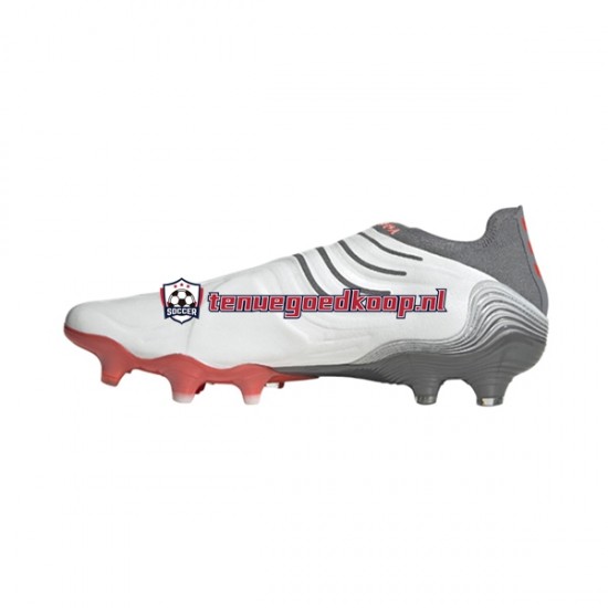 Voetbalschoenen Adidas COPA SENSE FG White Gnist Rood Grijs Wit