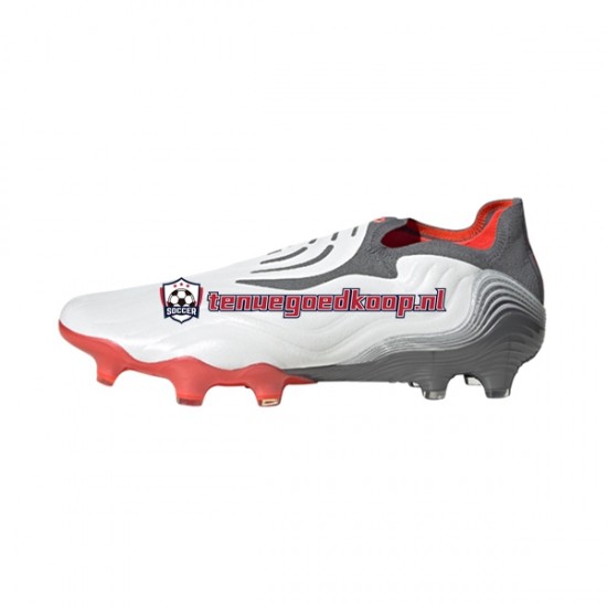 Voetbalschoenen Adidas COPA SENSE FG White Gnist Rood Grijs Wit