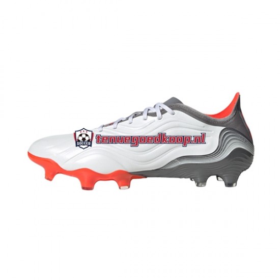 Voetbalschoenen Adidas COPA SENSE.1 FG White Gnist Rood Grijs Wit