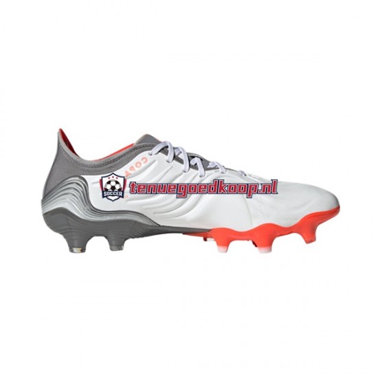 Voetbalschoenen Adidas COPA SENSE.1 FG White Gnist Rood Grijs Wit
