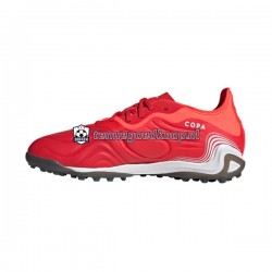 Voetbalschoenen Adidas COPA SENSE.1 TF Meteorite Rood Wit