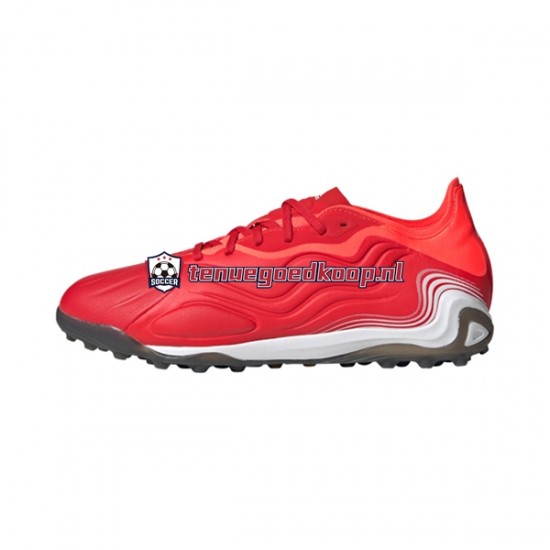 Voetbalschoenen Adidas COPA SENSE.1 TF Meteorite Rood Wit