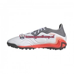 Voetbalschoenen Adidas COPA SENSE.1 TF White Gnist Rood Grijs Wit