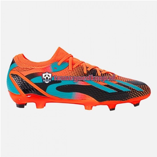 Voetbalschoenen Adidas Messi X Speedportal.3 FG Oranje Blauw Zwart