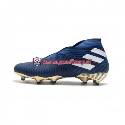 Voetbalschoenen Adidas Nemeziz9 FG Blauw Wit Zwart