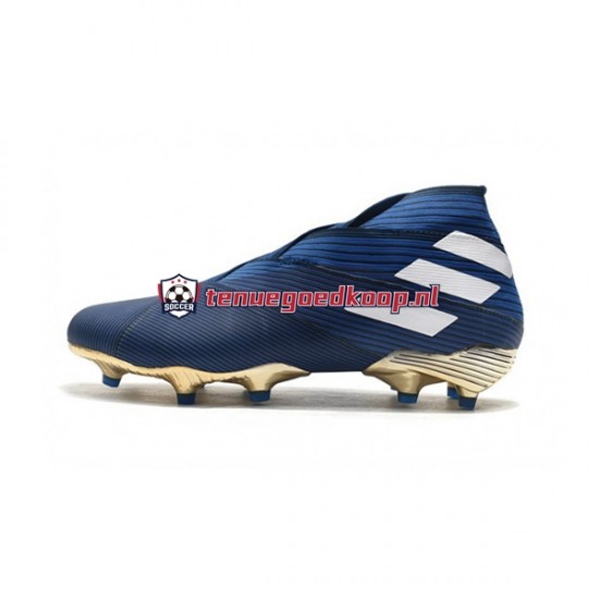 Voetbalschoenen Adidas Nemeziz9 FG Blauw Wit Zwart