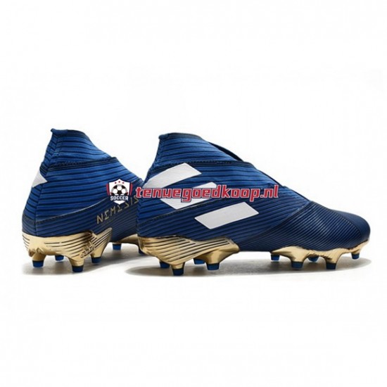 Voetbalschoenen Adidas Nemeziz9 FG Blauw Wit Zwart