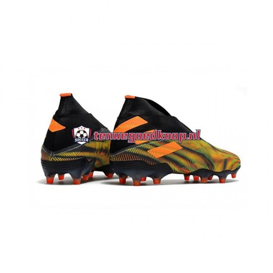 Voetbalschoenen Adidas Nemeziz9 FG Oranje Groente Zwart