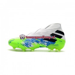 Voetbalschoenen Adidas Nemeziz9 FG Blauw Wit Groente