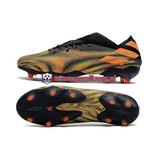 Voetbalschoenen Adidas Nemeziz9.1 FG Roze Groente Zwart