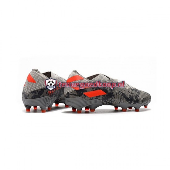 Voetbalschoenen Adidas Nemeziz9.1 FG Grijs Oranje Wit