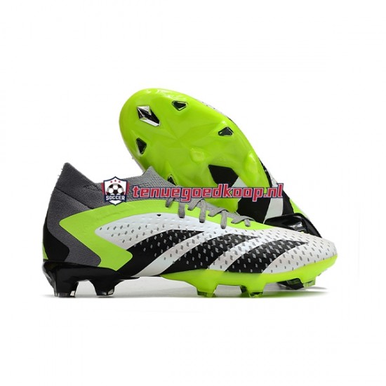 Voetbalschoenen Adidas PREDATOR ACCURACY23.1 FG Wit Groente Zwart
