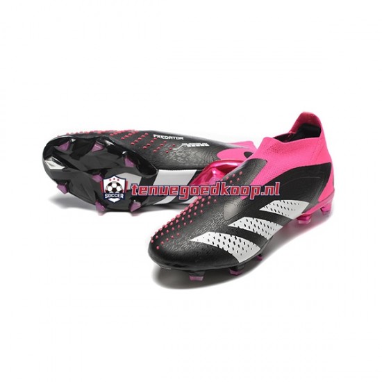 Voetbalschoenen Adidas Predator ACCURACY FG Roze Wit Zwart