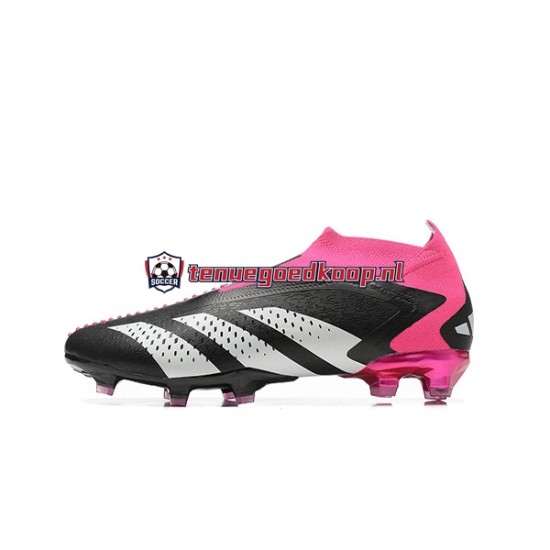 Voetbalschoenen Adidas Predator ACCURACY FG Roze Wit Zwart