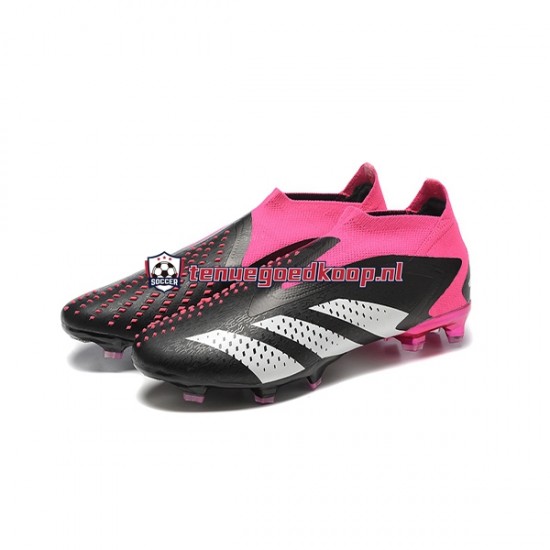 Voetbalschoenen Adidas Predator ACCURACY FG Roze Wit Zwart