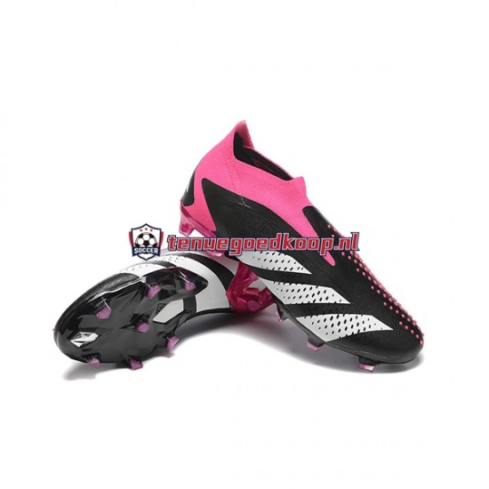 Voetbalschoenen Adidas Predator ACCURACY FG Roze Wit Zwart