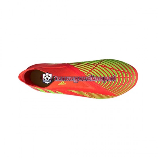Voetbalschoenen Adidas Predator EDGE AG Game Data Rood Groente