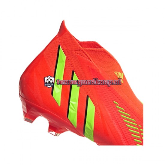 Voetbalschoenen Adidas Predator EDGE AG Game Data Rood Groente