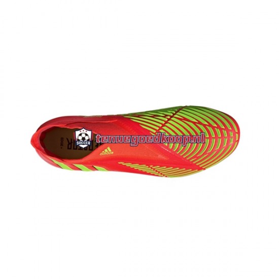 Voetbalschoenen Adidas Predator EDGE FG Game Data Rood Groente