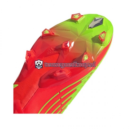Voetbalschoenen Adidas Predator EDGE FG Game Data Rood Groente